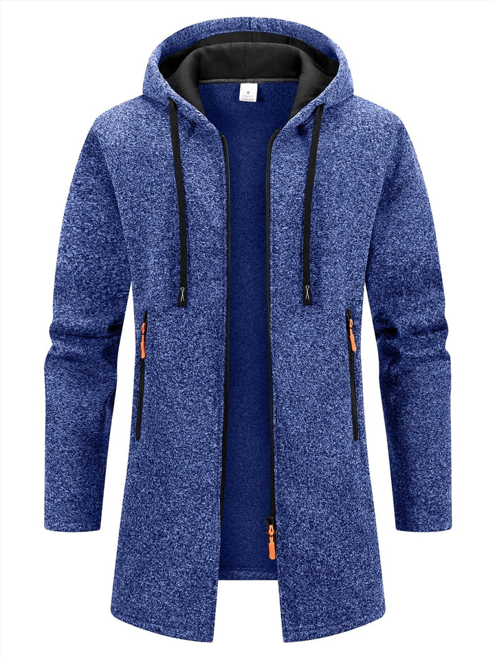 VESTE ÉLÉGANTE AVEC CAPUCHE POUR HOMME