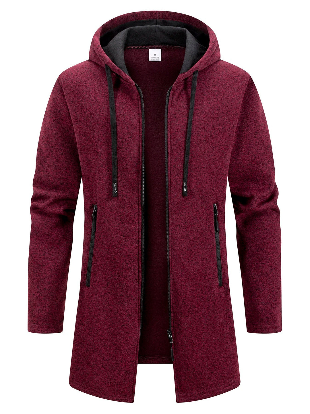VESTE ÉLÉGANTE AVEC CAPUCHE POUR HOMME