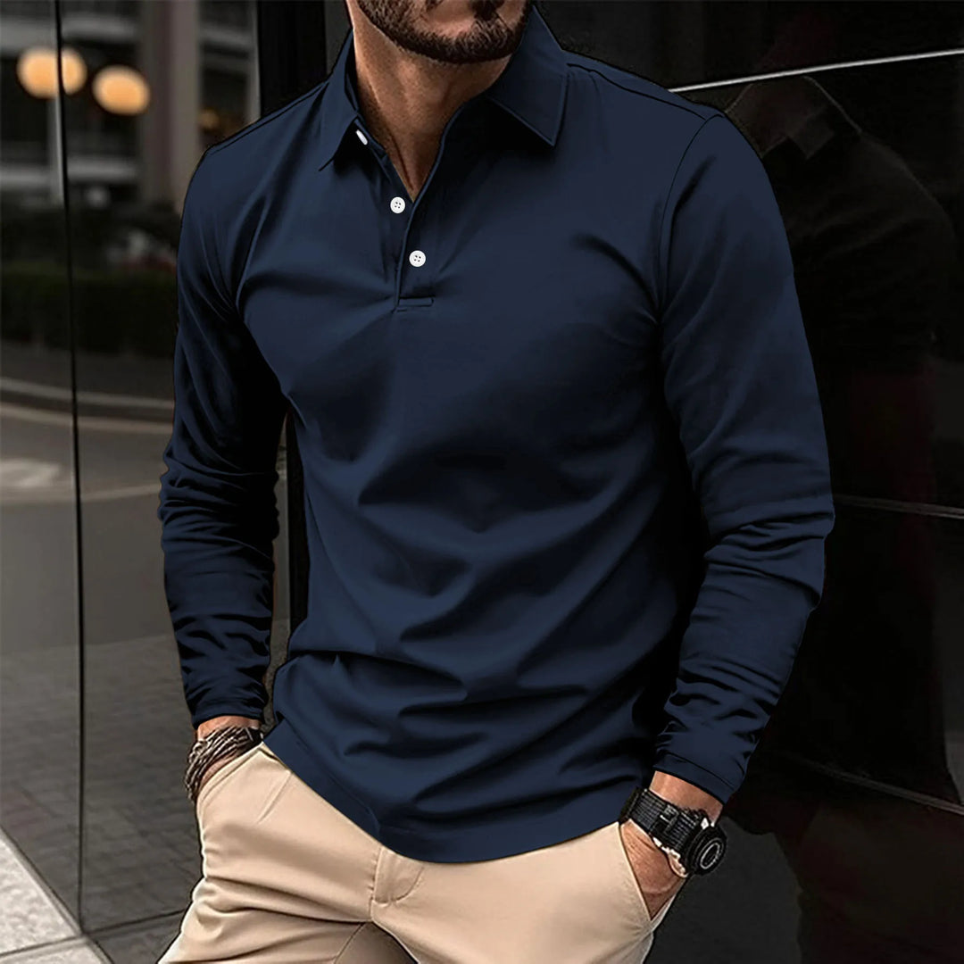 POLO CLASSICA À MANCHES LONGUES POUR HOMME