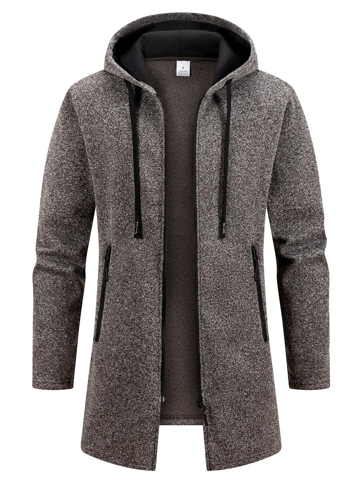 VESTE ÉLÉGANTE AVEC CAPUCHE POUR HOMME