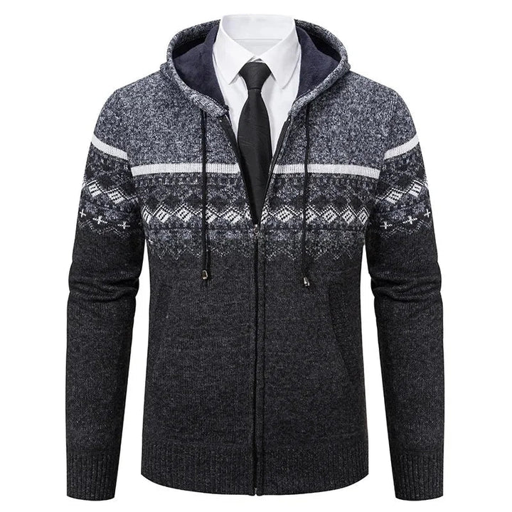 VESTE ETHNIQUE EN MAILLE POUR HOMMES