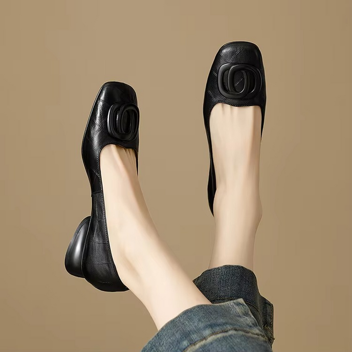 CAMILLE CANNES | Ballerines en cuir souple — Confort & Élégance