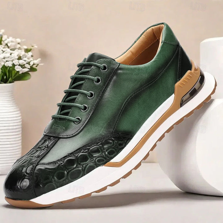 BASKETS EN CUIR POUR HOMMES