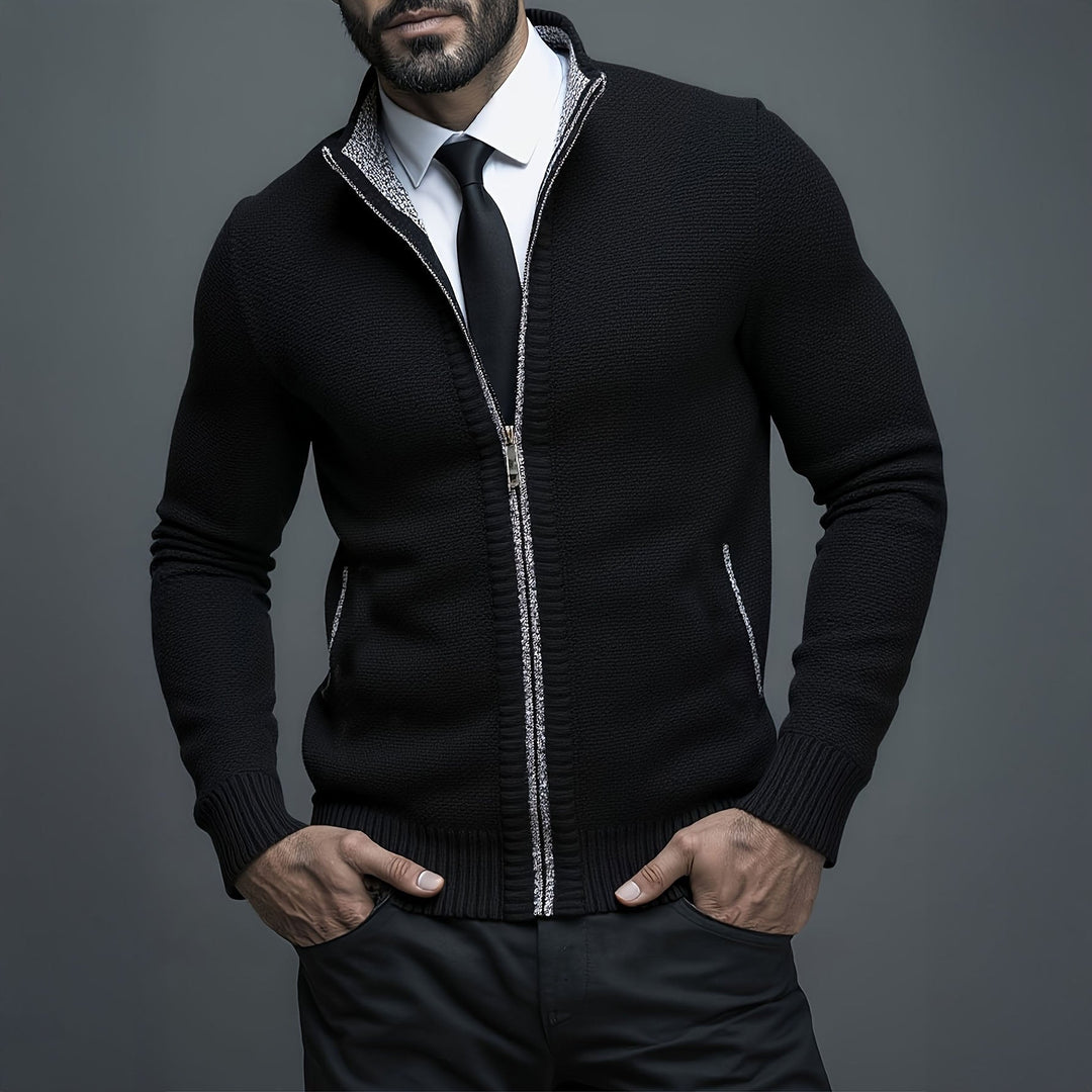 GILET HOMME LUXE AVEC FERMETURE ÉCLAIR