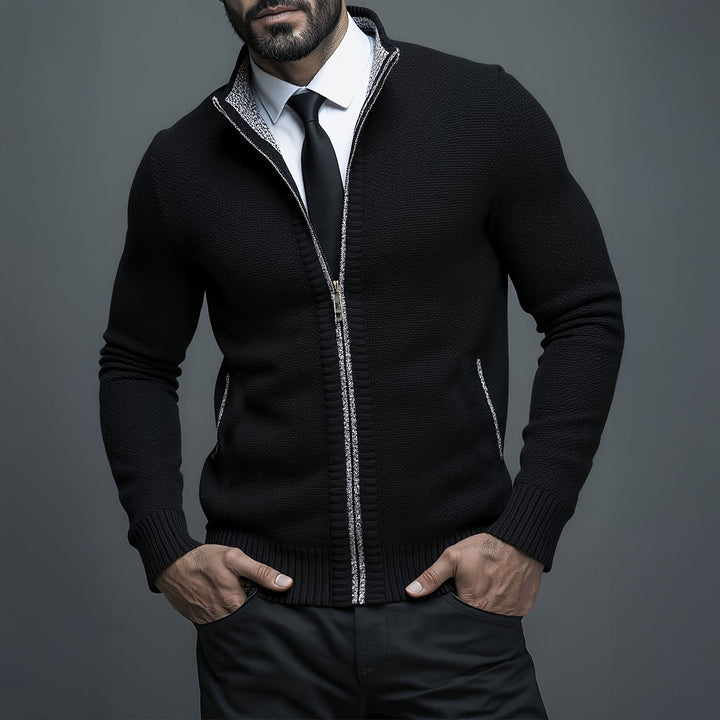 GILET HOMME LUXE AVEC FERMETURE ÉCLAIR