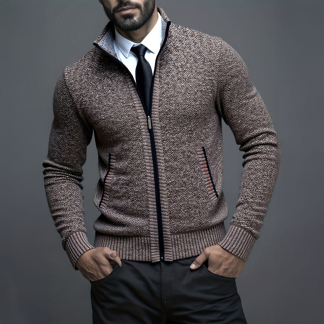 GILET HOMME LUXE AVEC FERMETURE ÉCLAIR