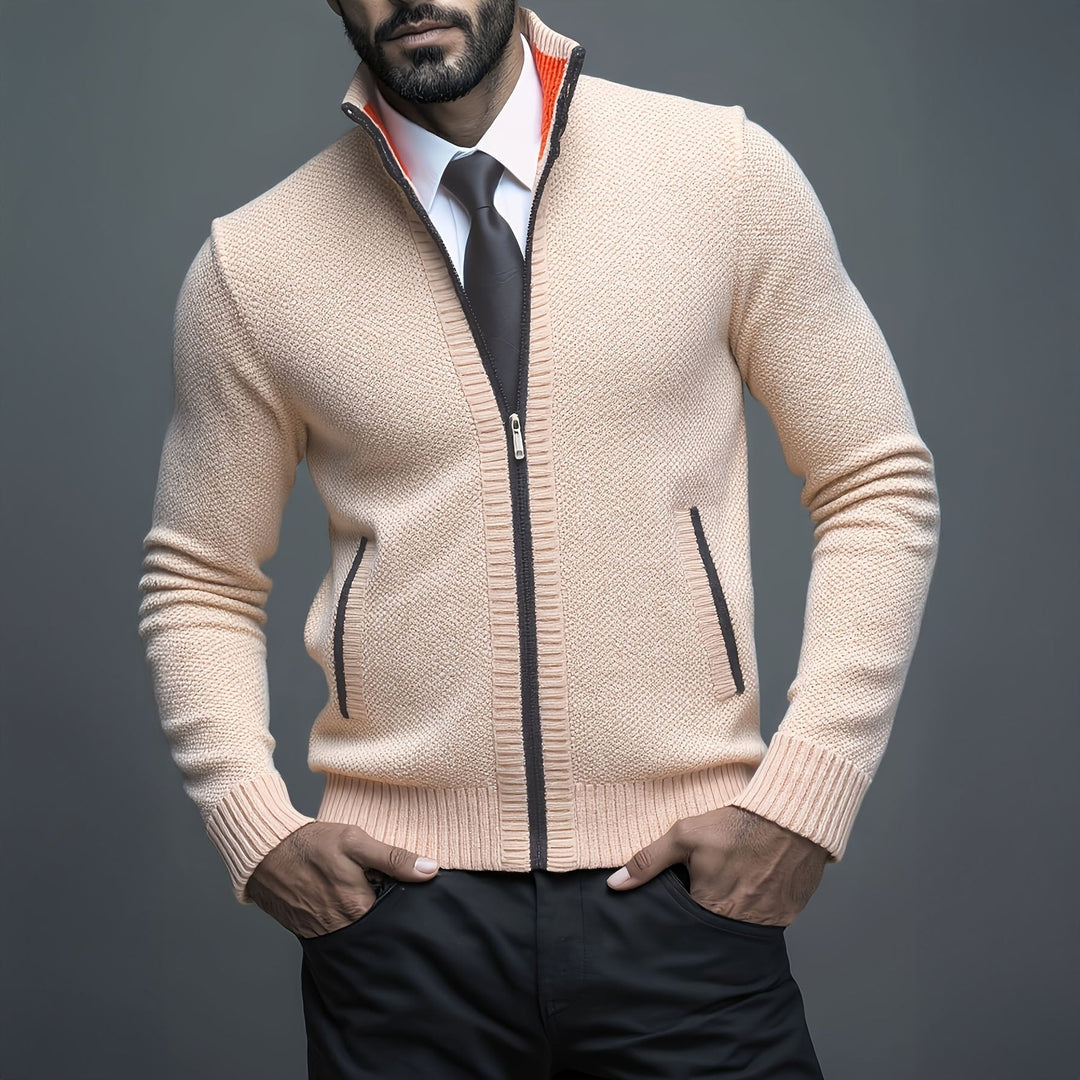 GILET HOMME LUXE AVEC FERMETURE ÉCLAIR