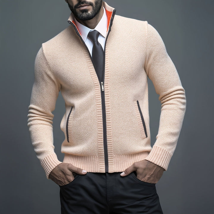 GILET HOMME LUXE AVEC FERMETURE ÉCLAIR
