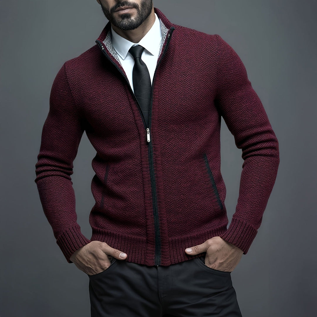 GILET HOMME LUXE AVEC FERMETURE ÉCLAIR