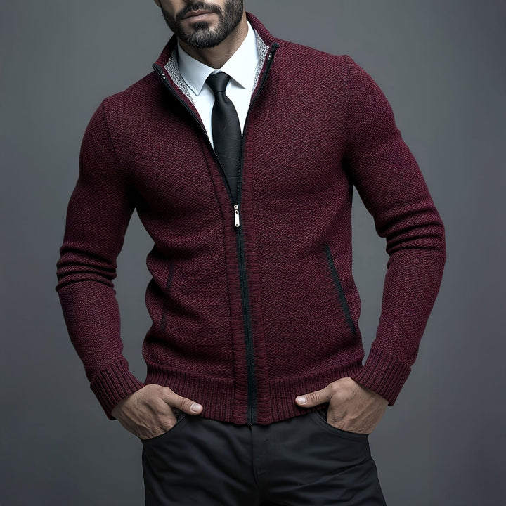GILET HOMME LUXE AVEC FERMETURE ÉCLAIR