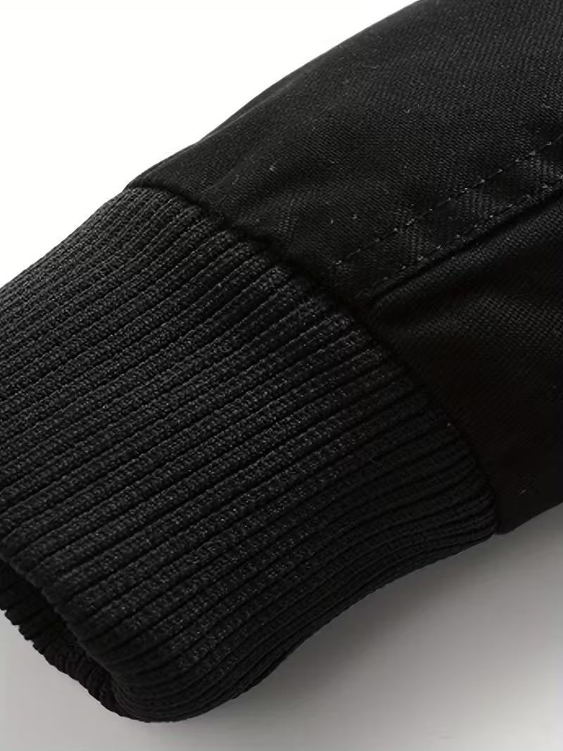 BASILE | Coupe-vent en coton brossé — col officier et zip intégral