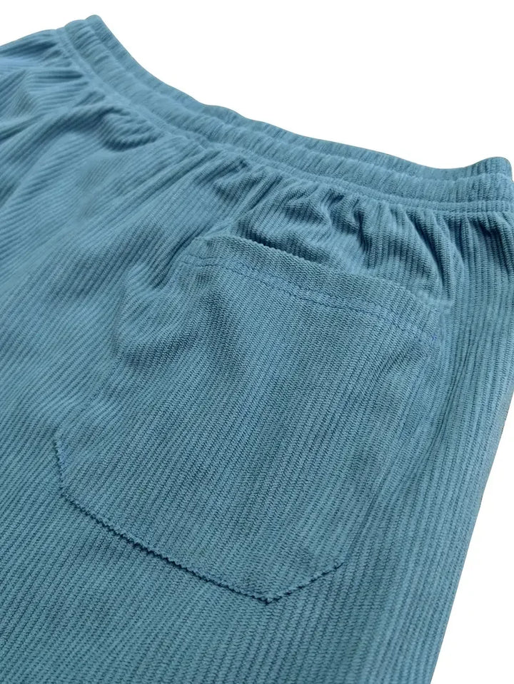 PANTALON EN VELOURS CÔTELÉ POUR HOMME