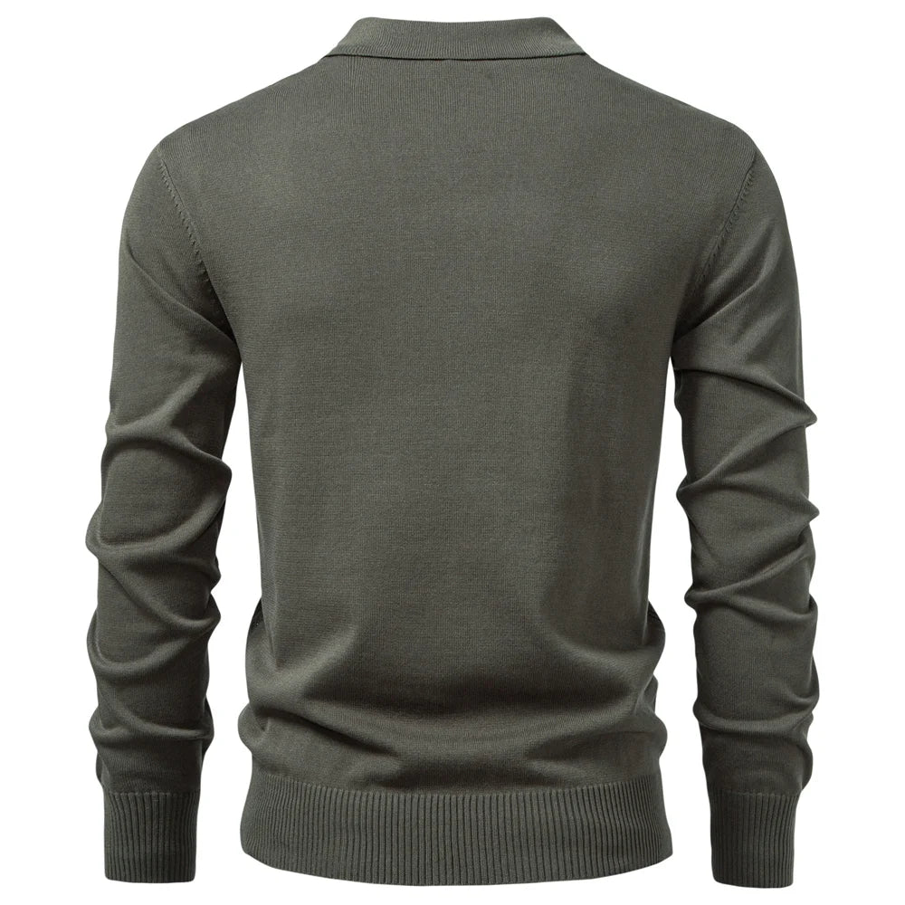 POLO TEXTURÉ ZIPPÉ POUR HOMME