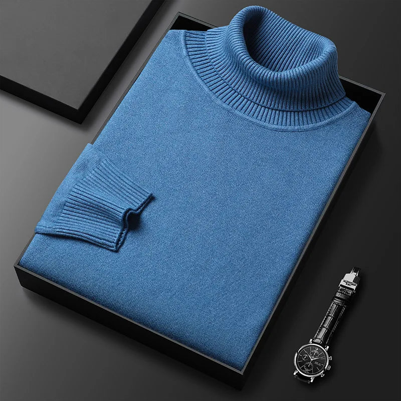 PULL À COL HAUT ÉLÉGANT