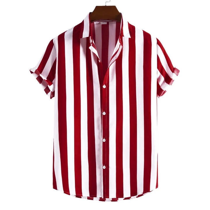 Striped Short Sleeved Summer Shirt