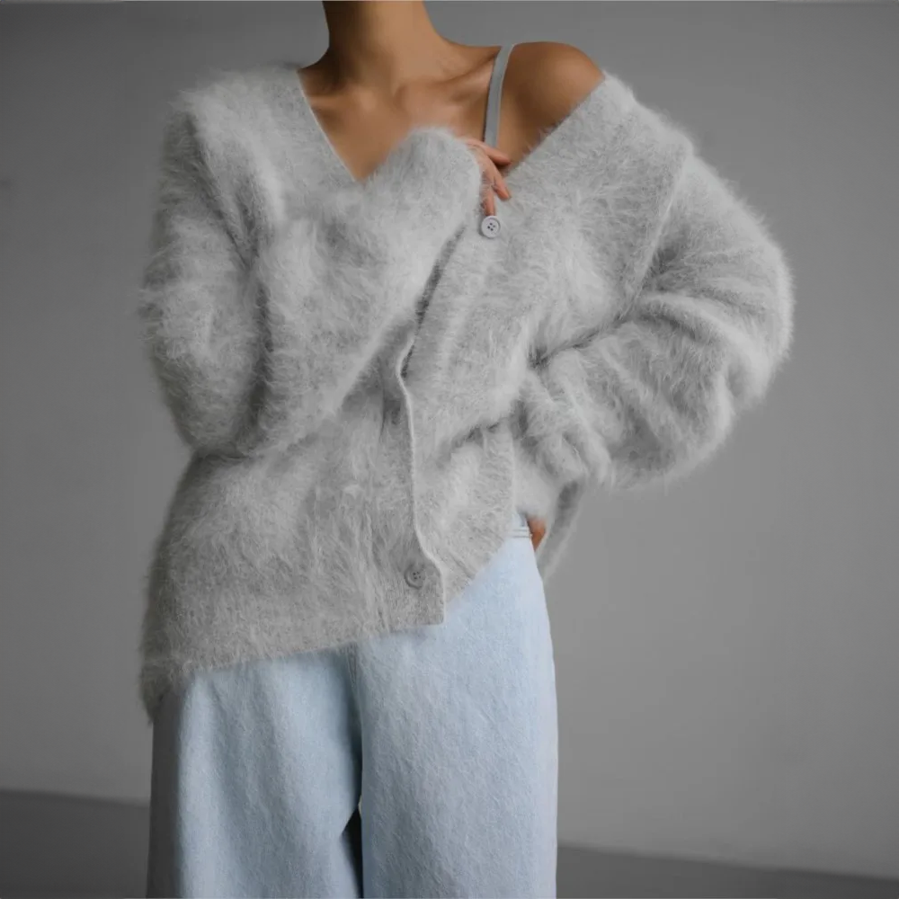 Catherine | Cardigan en cachemire col V