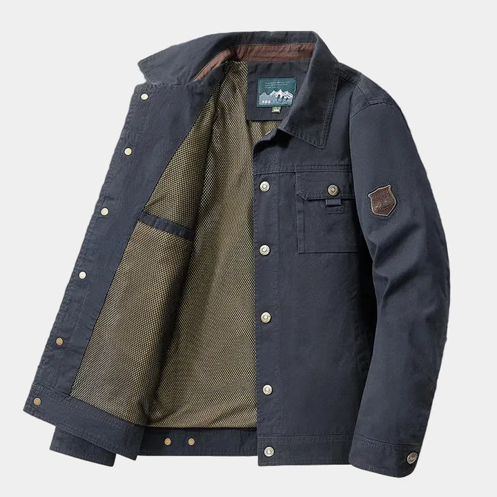ARTHUR | Veste trucker en coton lavé — coupe vintage