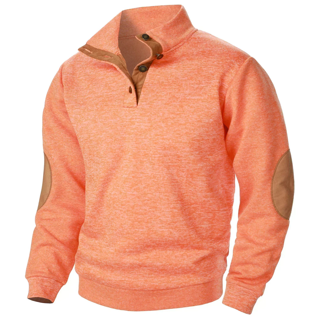 PULL EN MAILLE BOUTONNÉ POUR HOMME