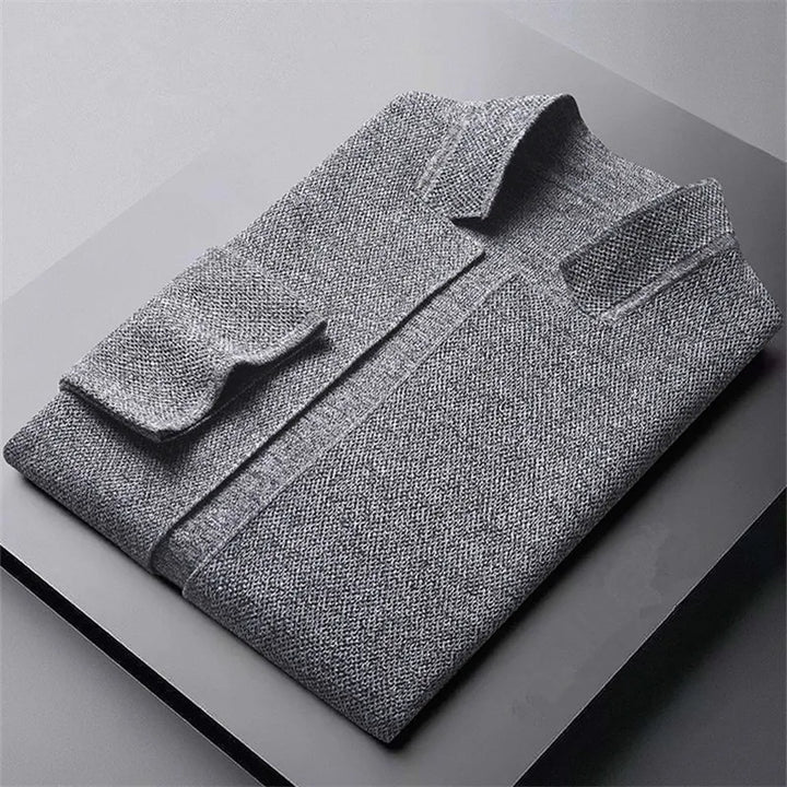 CARDIGAN EN LAINE TRICOTÉE FOR MEN