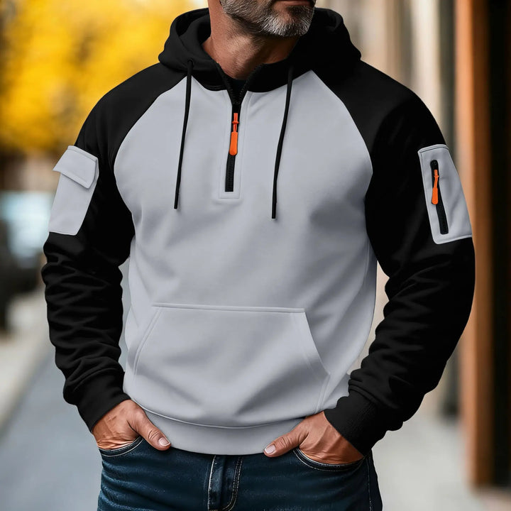 PULL À CAPUCHE ZIPPÉ POUR HOMME