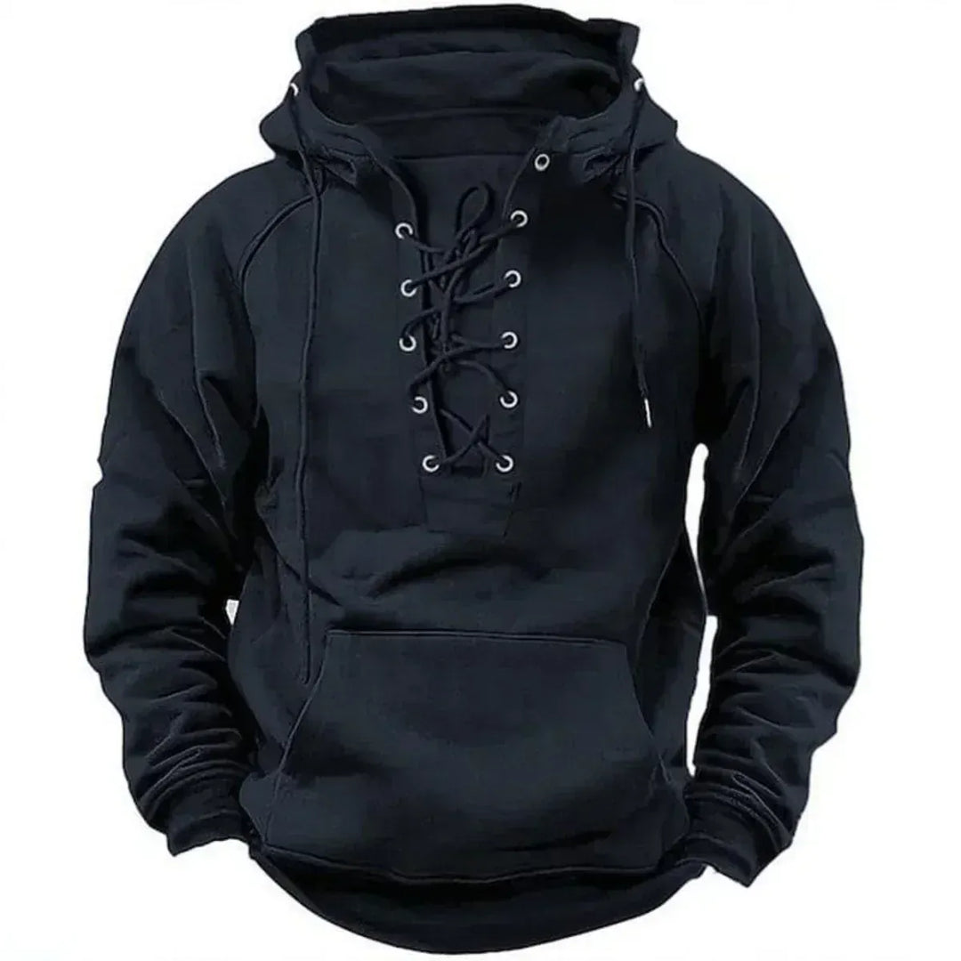 SWEAT À CAPUCHE À LACETS POUR HOMMES