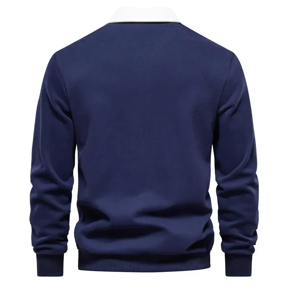 PULL POLO AVEC DES CONTRASTES RAFFINÉS