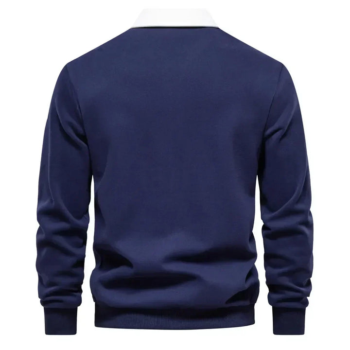 PULL POLO AVEC DES CONTRASTES RAFFINÉS