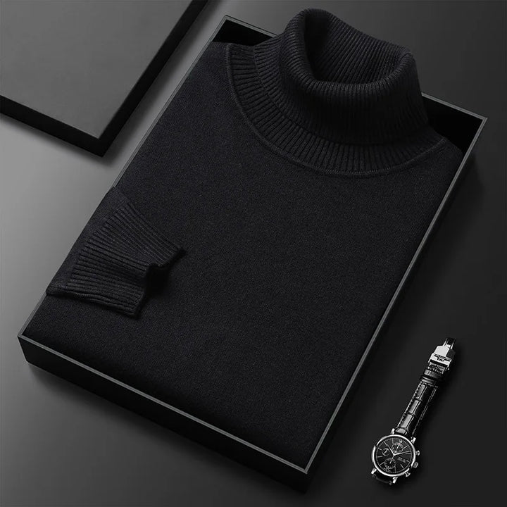 PULL À COL HAUT ÉLÉGANT
