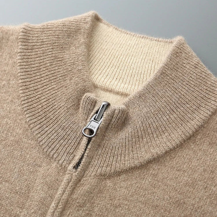 CARDIGAN ZIPPÉ EN MAILLE POUR HOMME