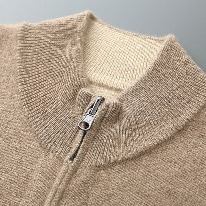 CARDIGAN ZIPPÉ EN MAILLE POUR HOMME