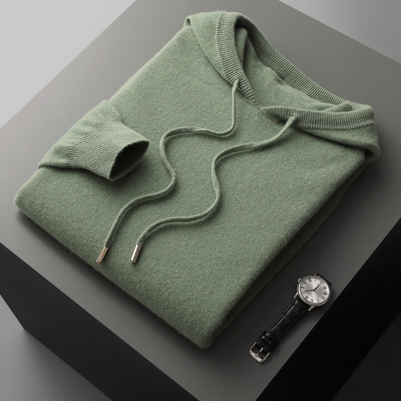 SWEAT À CAPUCHE MOELLEUX ET ÉLÉGANT POUR HOMME