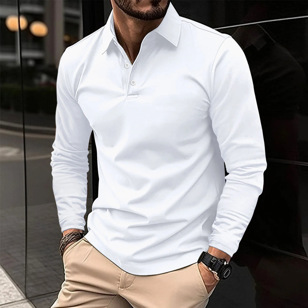 POLO CLASSICA À MANCHES LONGUES POUR HOMME