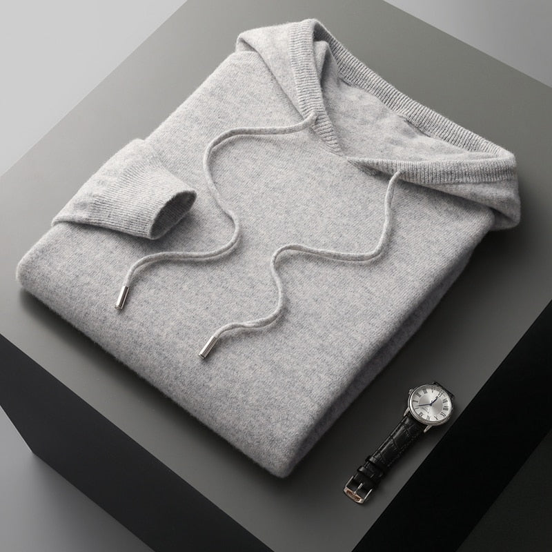 SWEAT À CAPUCHE MOELLEUX ET ÉLÉGANT POUR HOMME
