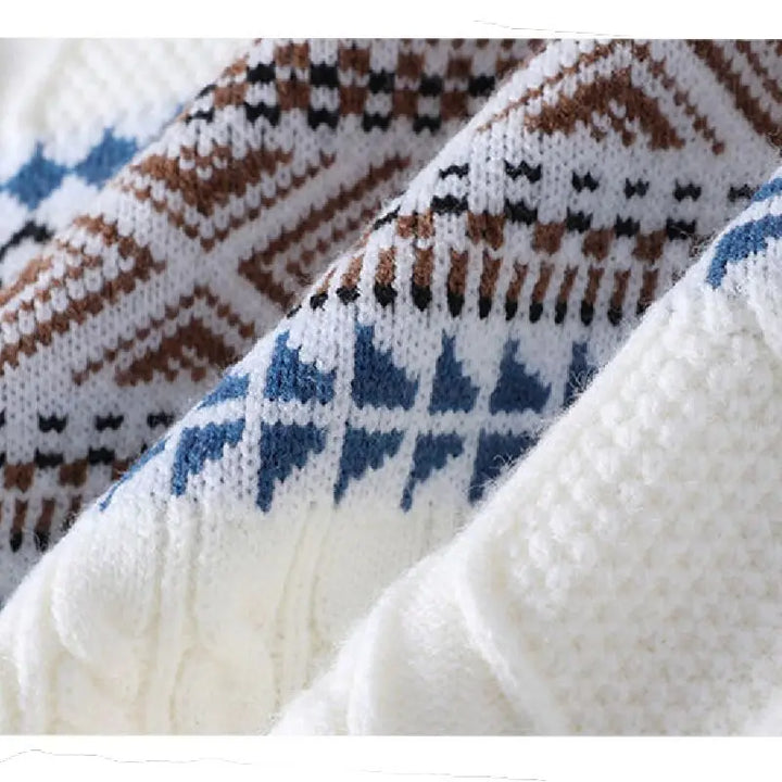 PULL EN MAILLE NORDIQUE POUR HOMME