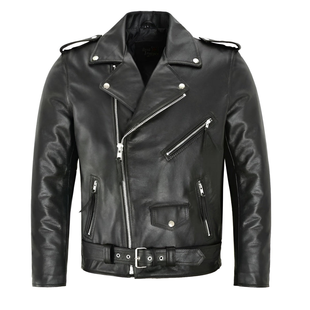 VESTE EN CUIR POUR HOMME CLASSIQUE