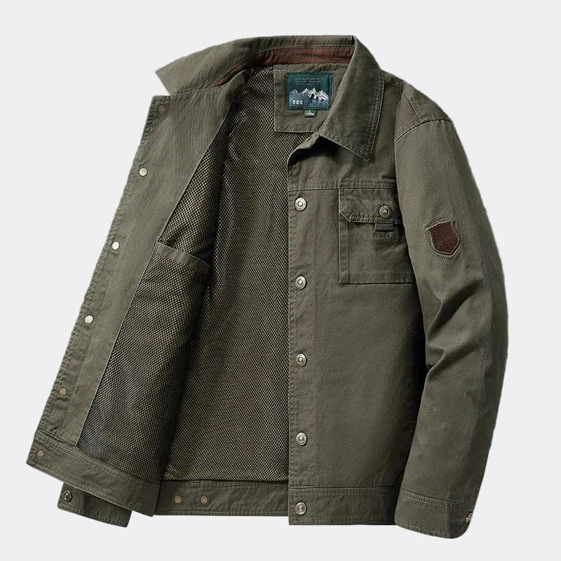 ARTHUR | Veste trucker en coton lavé — coupe vintage