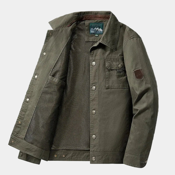 ARTHUR | Veste trucker en coton lavé — coupe vintage