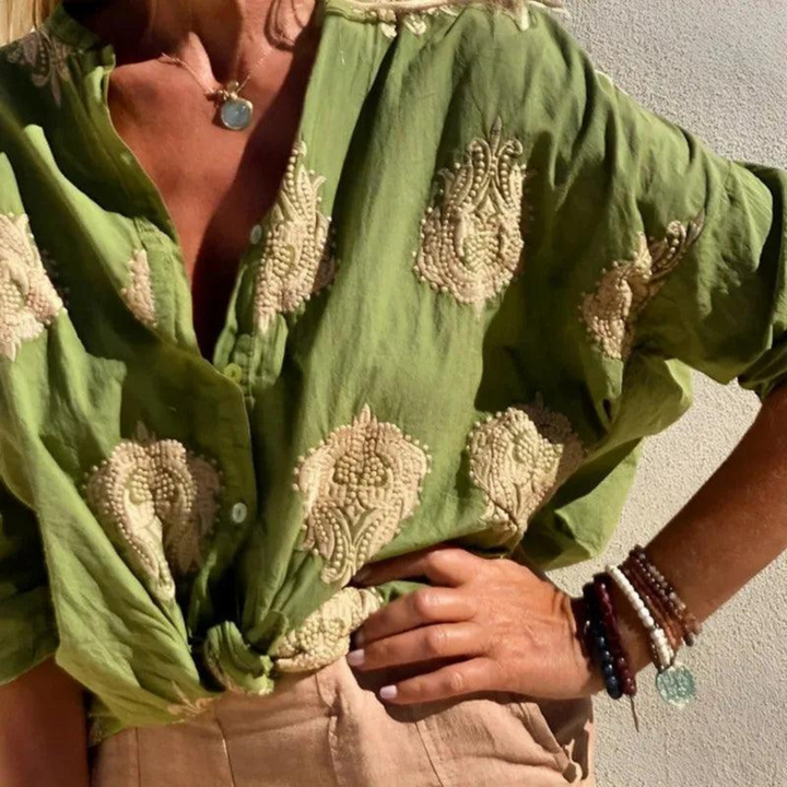 Christine | Blouse légère & élégante en coton premium