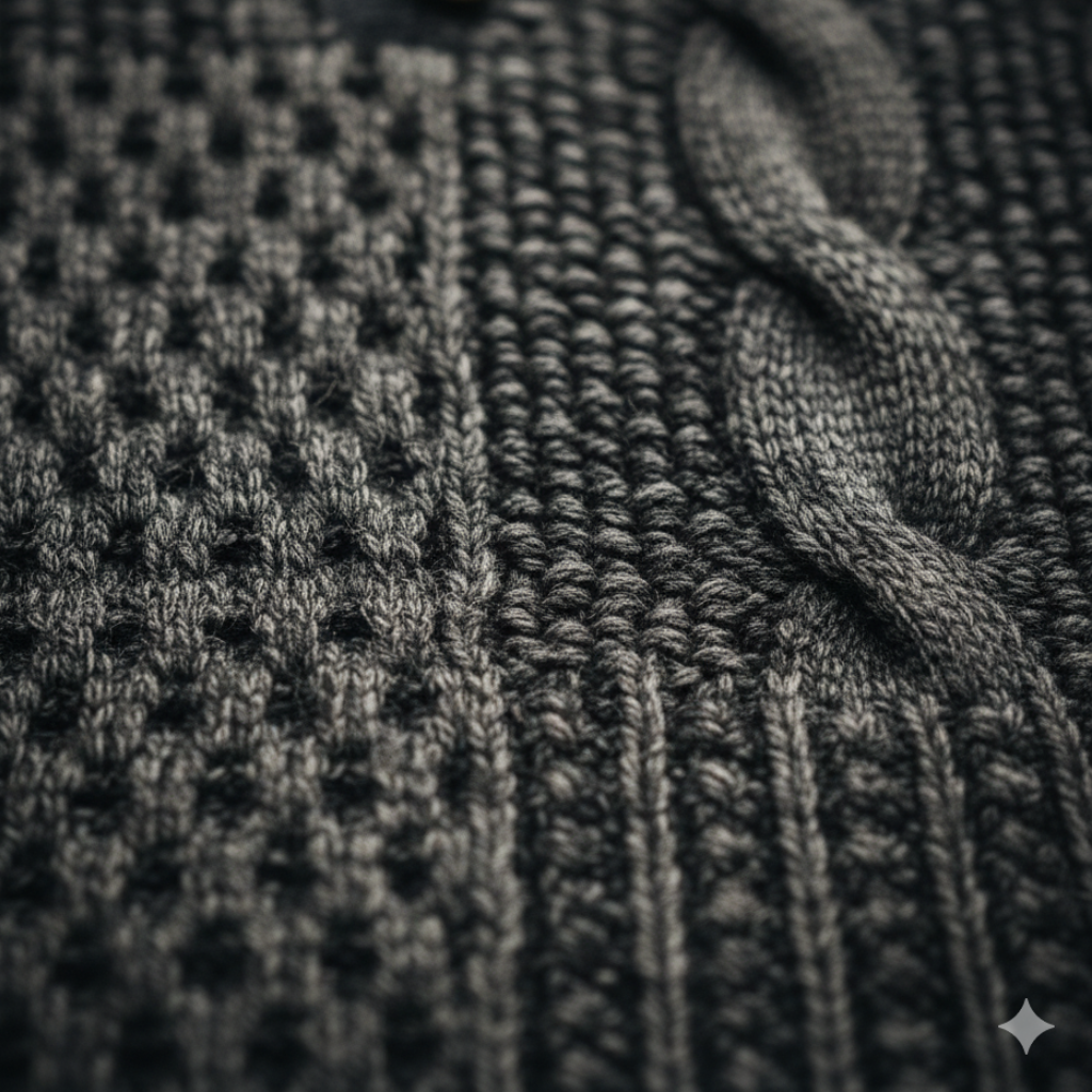 PULL EN MAILLE VINTAGE POUR HOMME