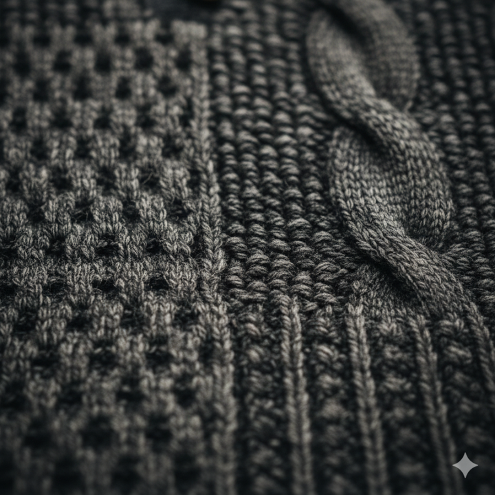PULL EN MAILLE VINTAGE POUR HOMME