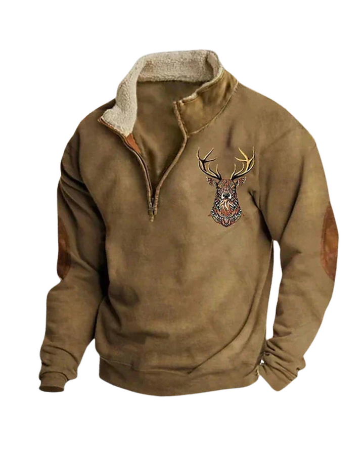 Silvio Vintage Zip Sweater