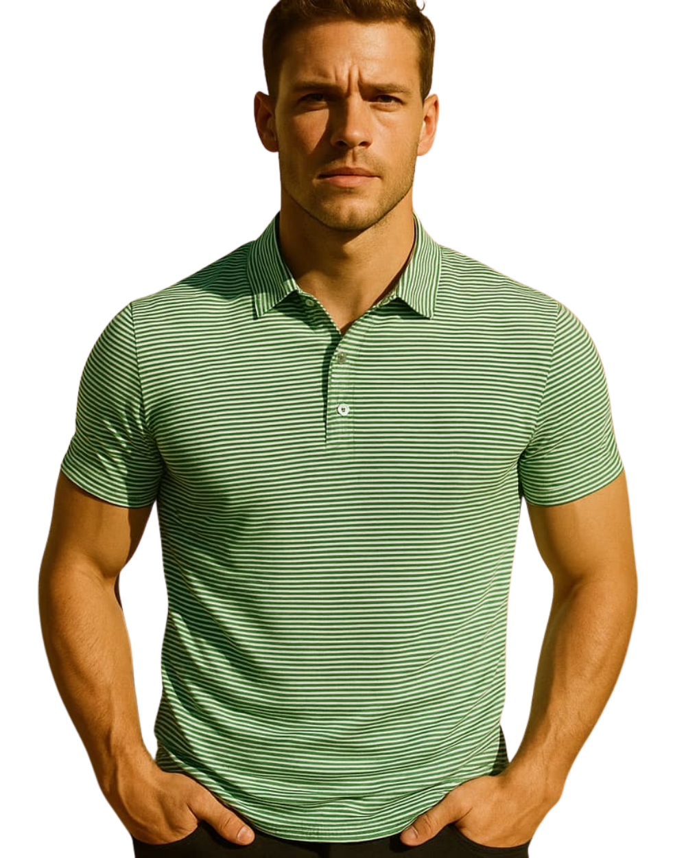 Striped Polo Shirt