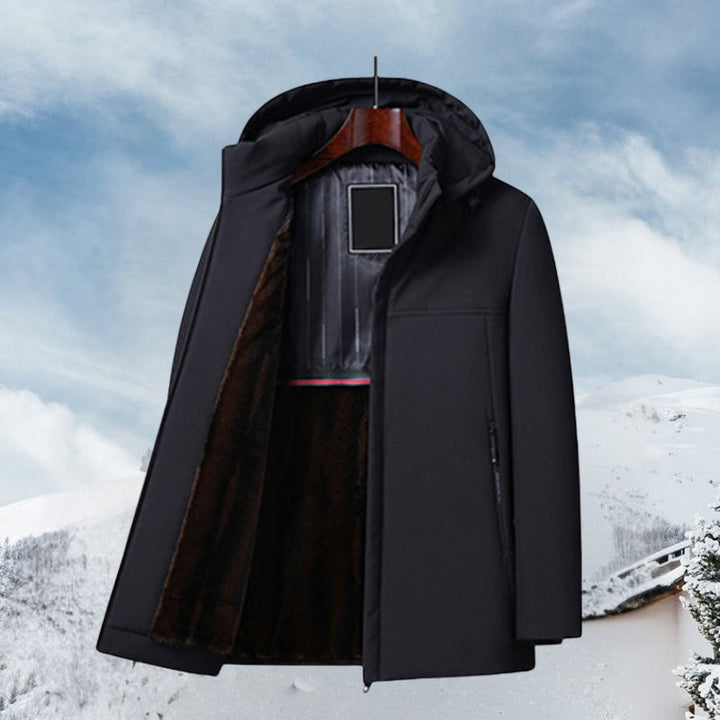 VESTE D’HIVER CLASSIQUE ET ÉLÉGANTE POUR HOMME
