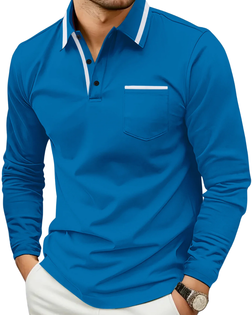 Casual Polo Sweater