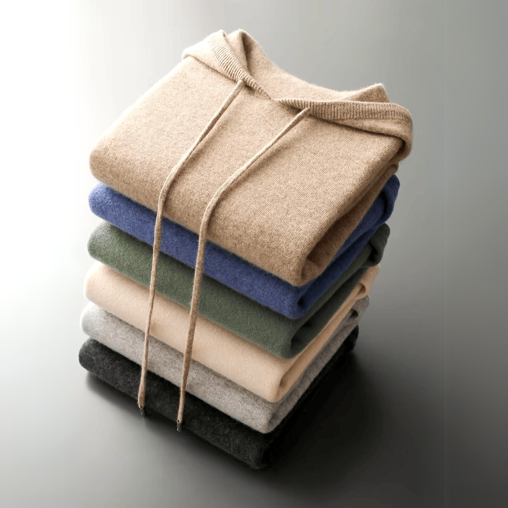 SWEAT À CAPUCHE MOELLEUX ET ÉLÉGANT POUR HOMME