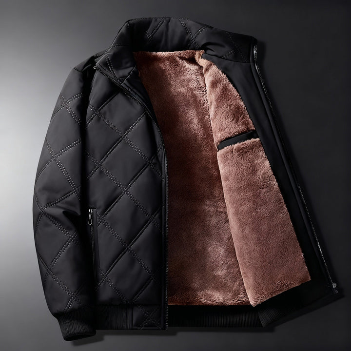 VESTE EN POLAIRE MATELASSÉE POUR HOMME