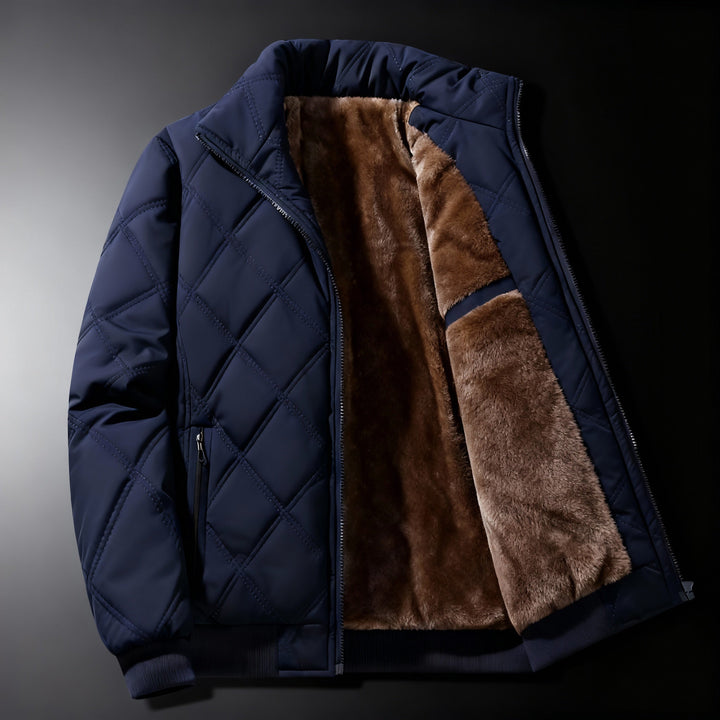 VESTE EN POLAIRE MATELASSÉE POUR HOMME
