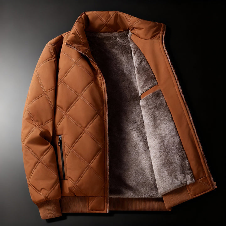 VESTE EN POLAIRE MATELASSÉE POUR HOMME