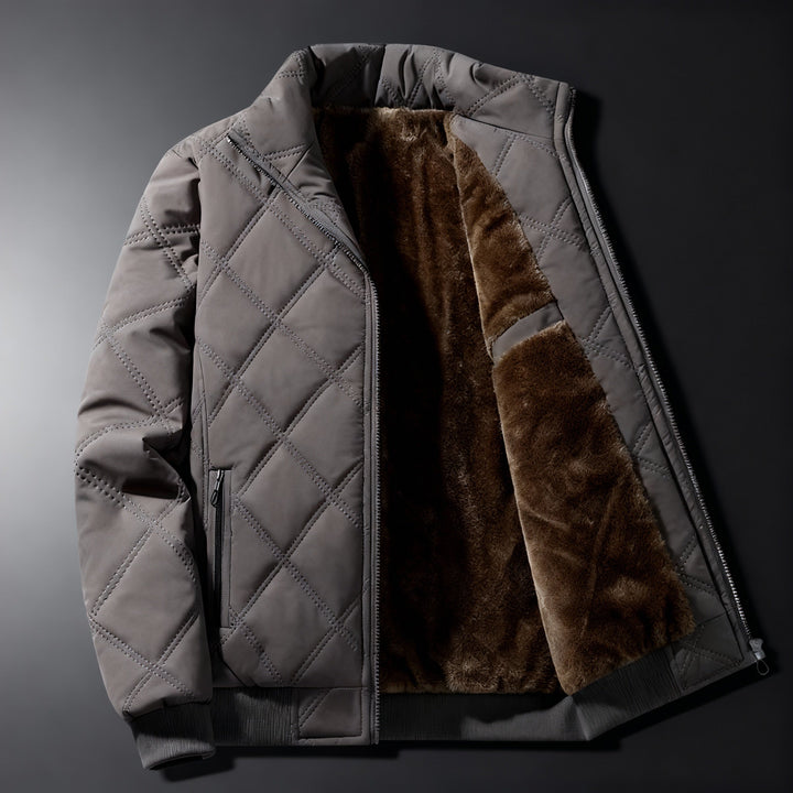 VESTE EN POLAIRE MATELASSÉE POUR HOMME