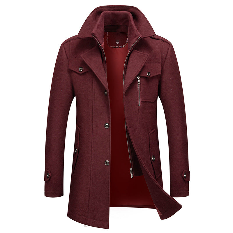MANTEAU D'HIVER LONG POUR HOMME